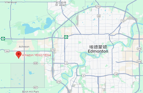 YEG2這個城市在埃德蒙頓的西邊，

